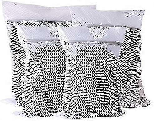 Extra Large Mesh Laundry Bag,2pack Zippered Polyester Laundry Wash Bag - JV