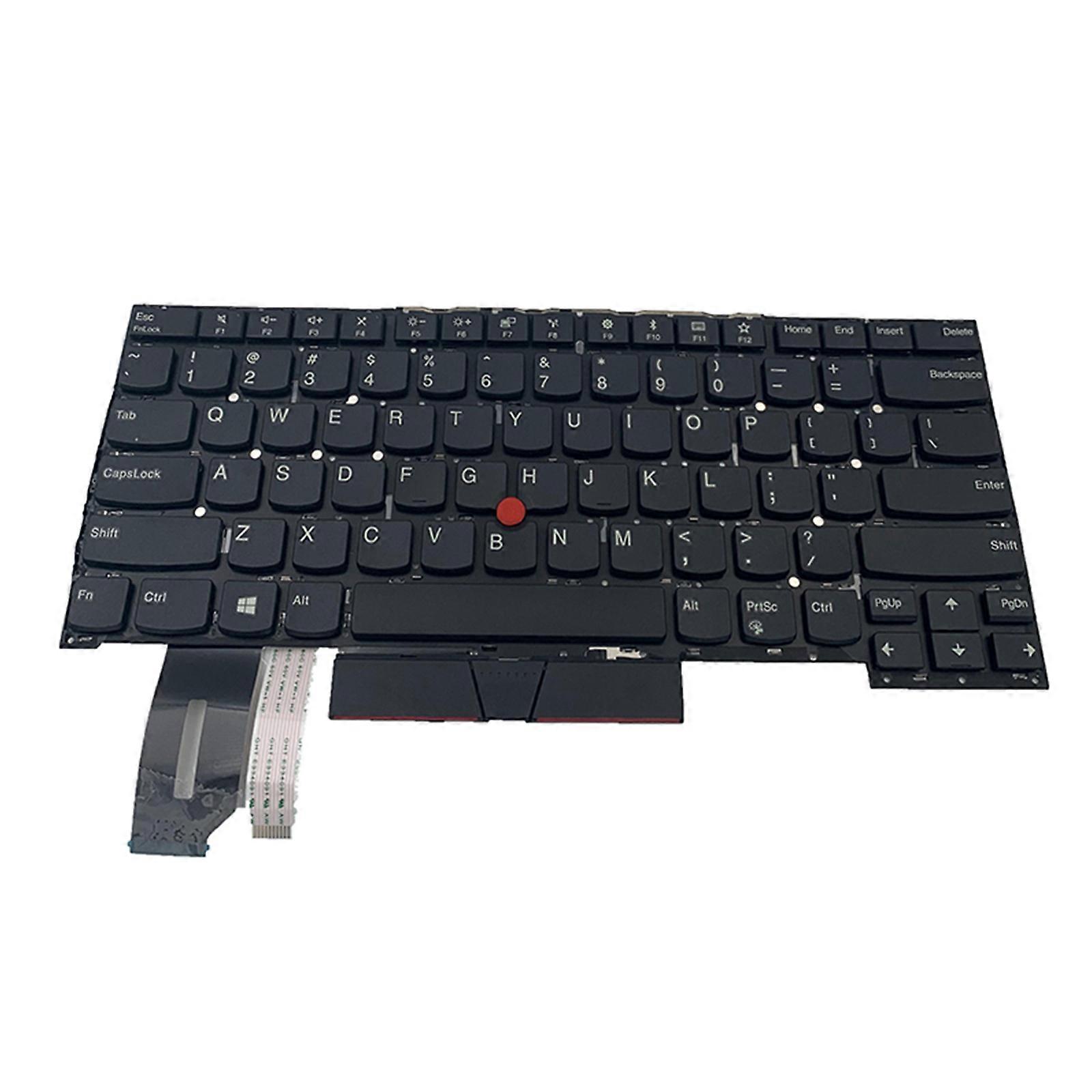 Nowa klawiatura do laptopa w kolorze czarnym angielskim dla LenovoThinkPad T490S T495S T14S P1 X1
