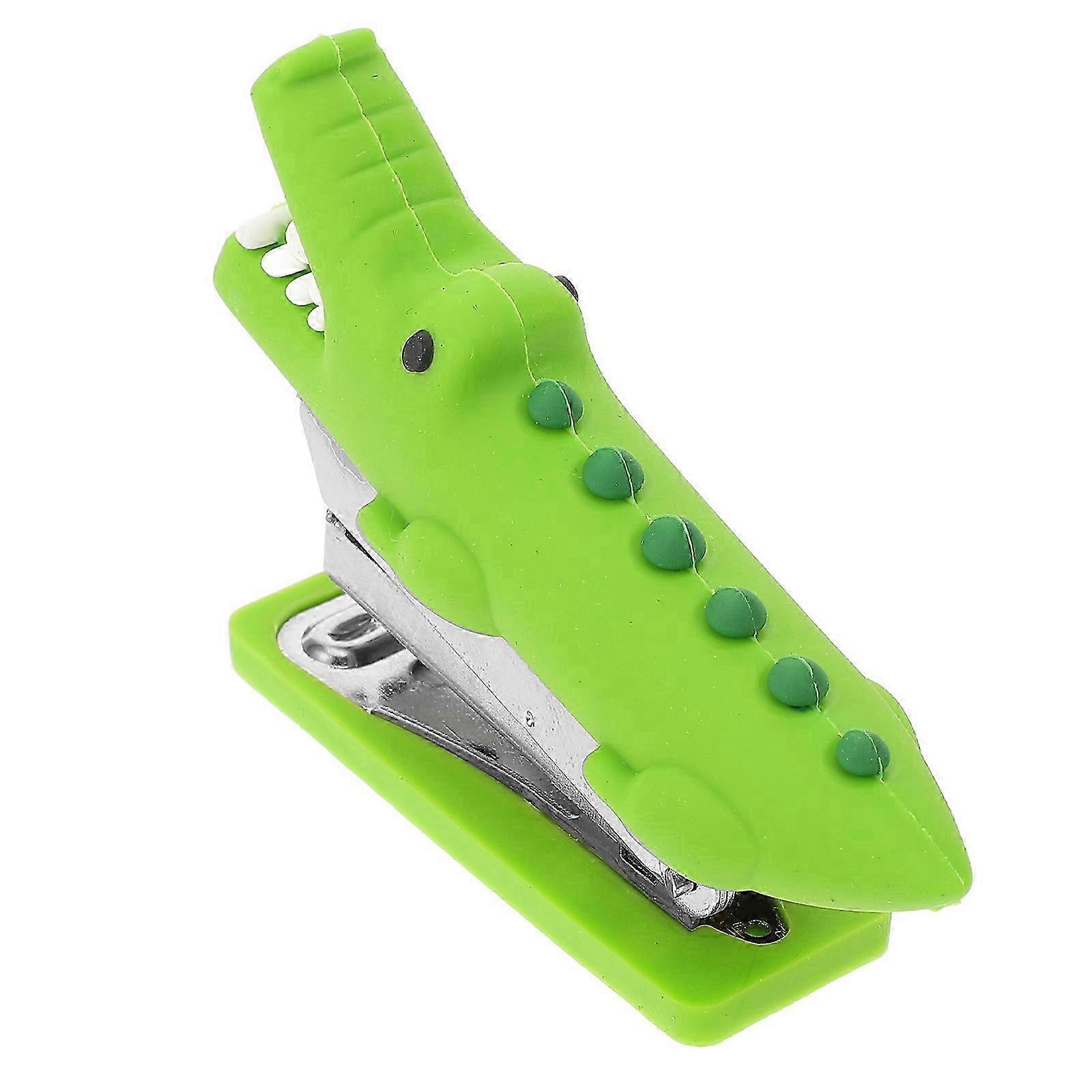 Cartoon Stapler Handheld Stapler Portable Hand Stapler Desk Stapler Crocodile Handheld Stapler