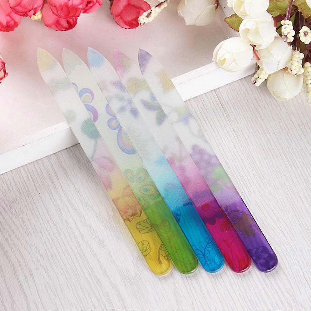 Professional Durable Glass Nail Art Files Buffer Manicure Device Polisher Tool