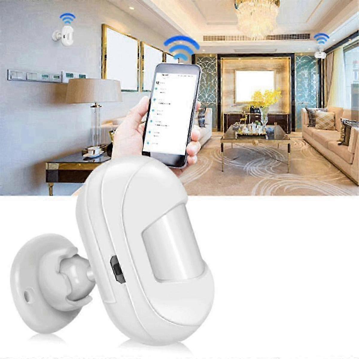 Graffiti Smart Zigbee Body Infrared Detector Smart PIR Sensitivity and Time Adjustable Built-in Battery Detector