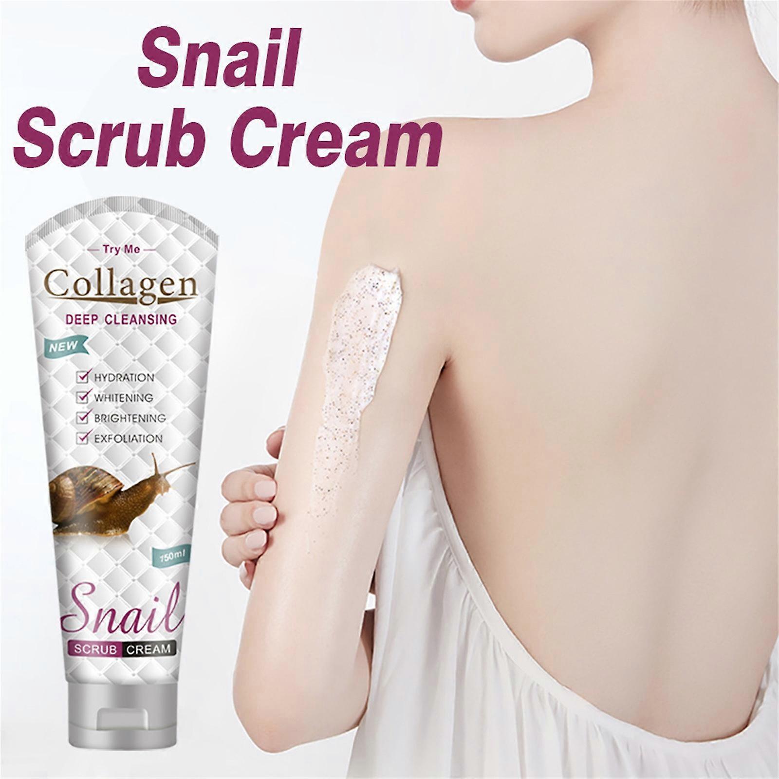 Scalp Scrub Snail Scrub Whole Body Clean Exfoliation Shrink Pores Make Up Water Brightening 150ML