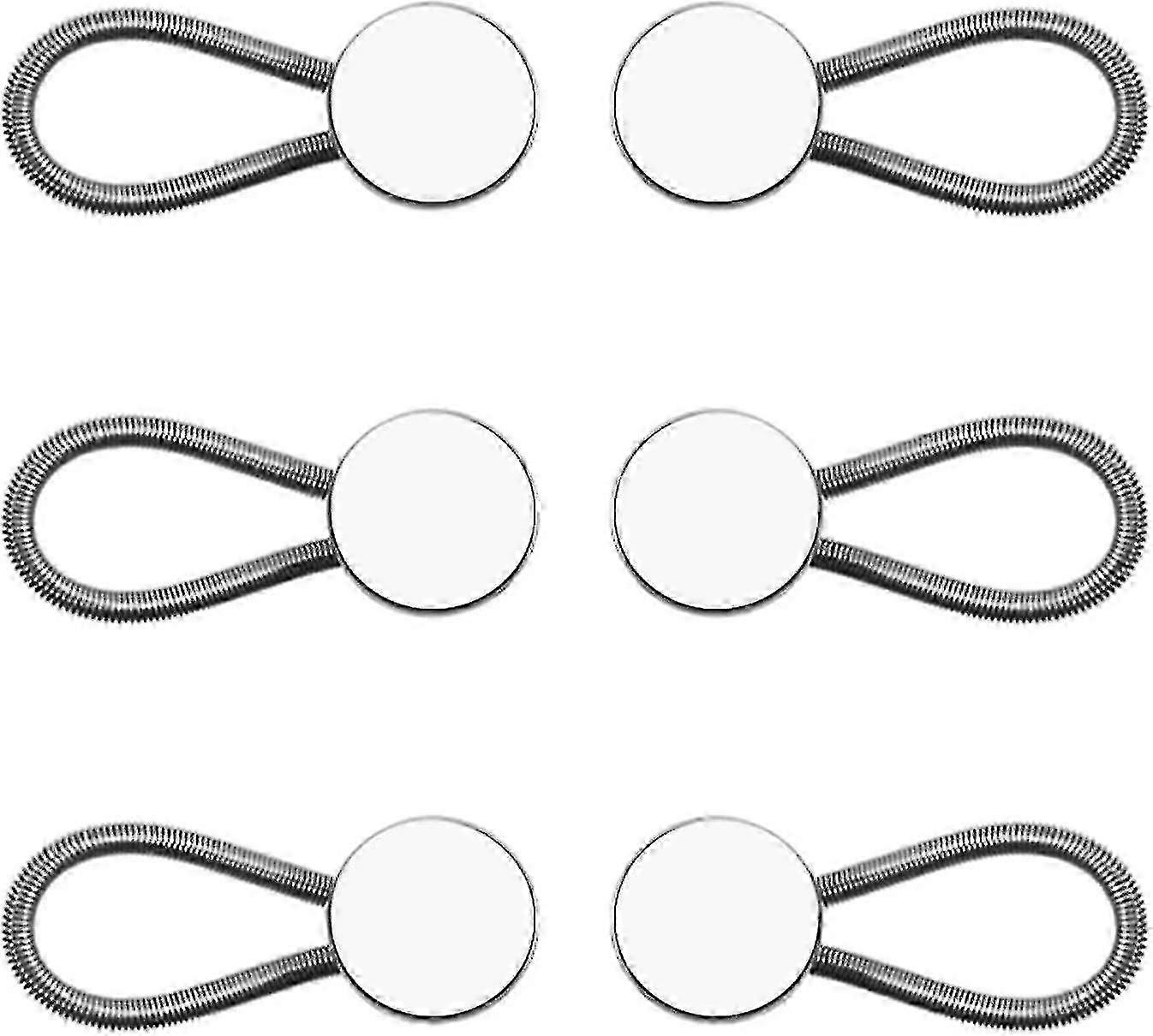 6pcs extensores de cuello, extensores de cuello camisa extensor de botón elástico para hombres puños de camisa de vestir abrigo de mujer