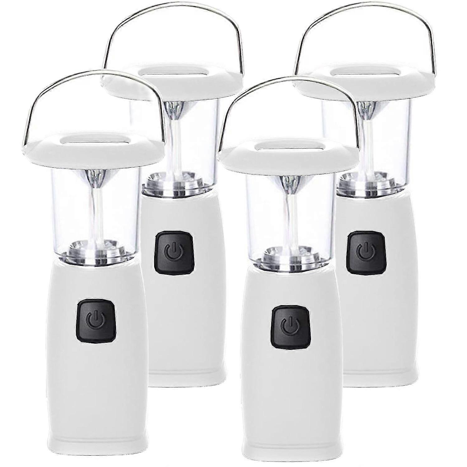 Solar Hand-up Crank Dynam Camping Lantern - Portable 6 Led Wind Up Lamp Dynamo Torch With Foldable H