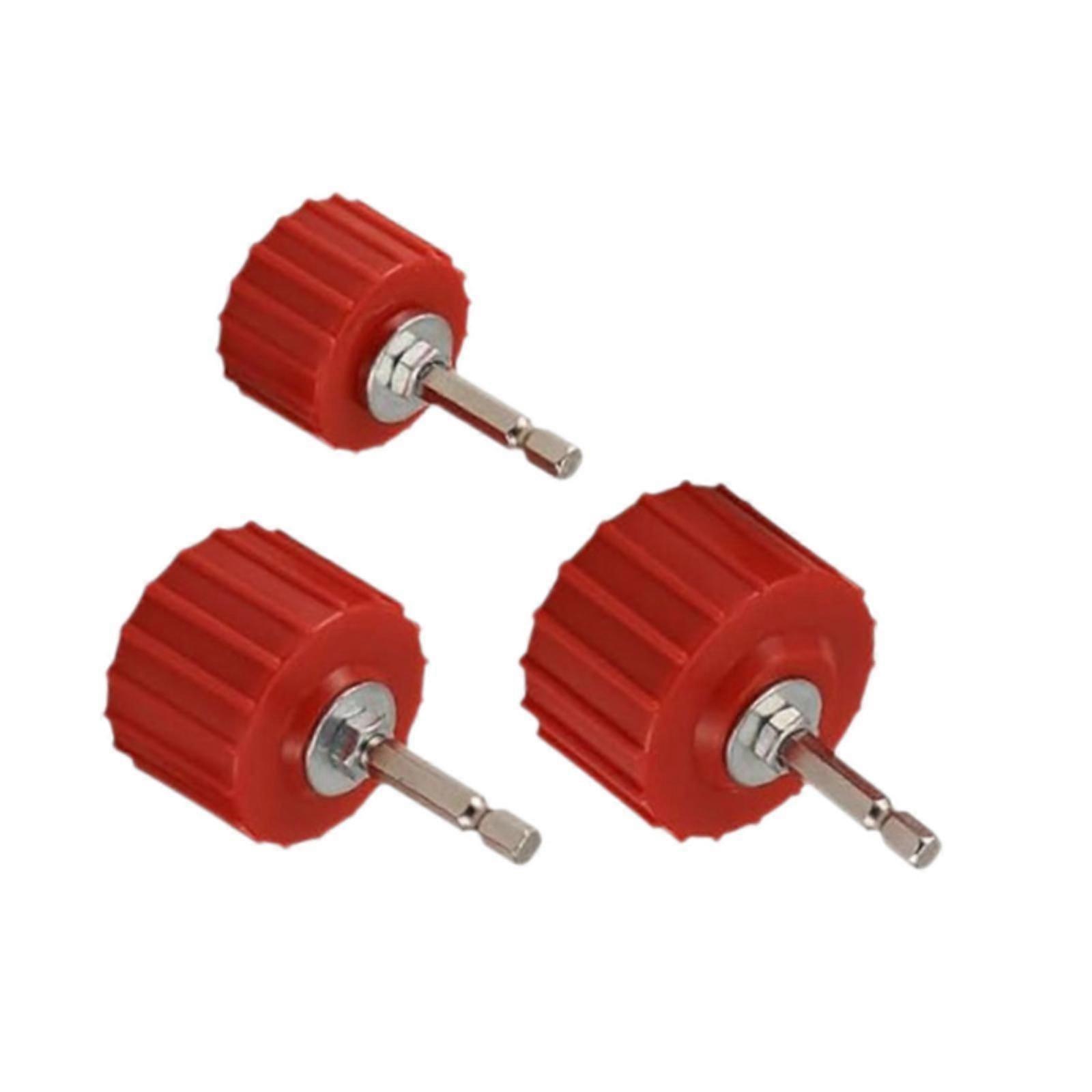 3 Pieces Tube Cleaner Hex Shank Tube Cleaning Tool for Plumbers Bronze Pipe