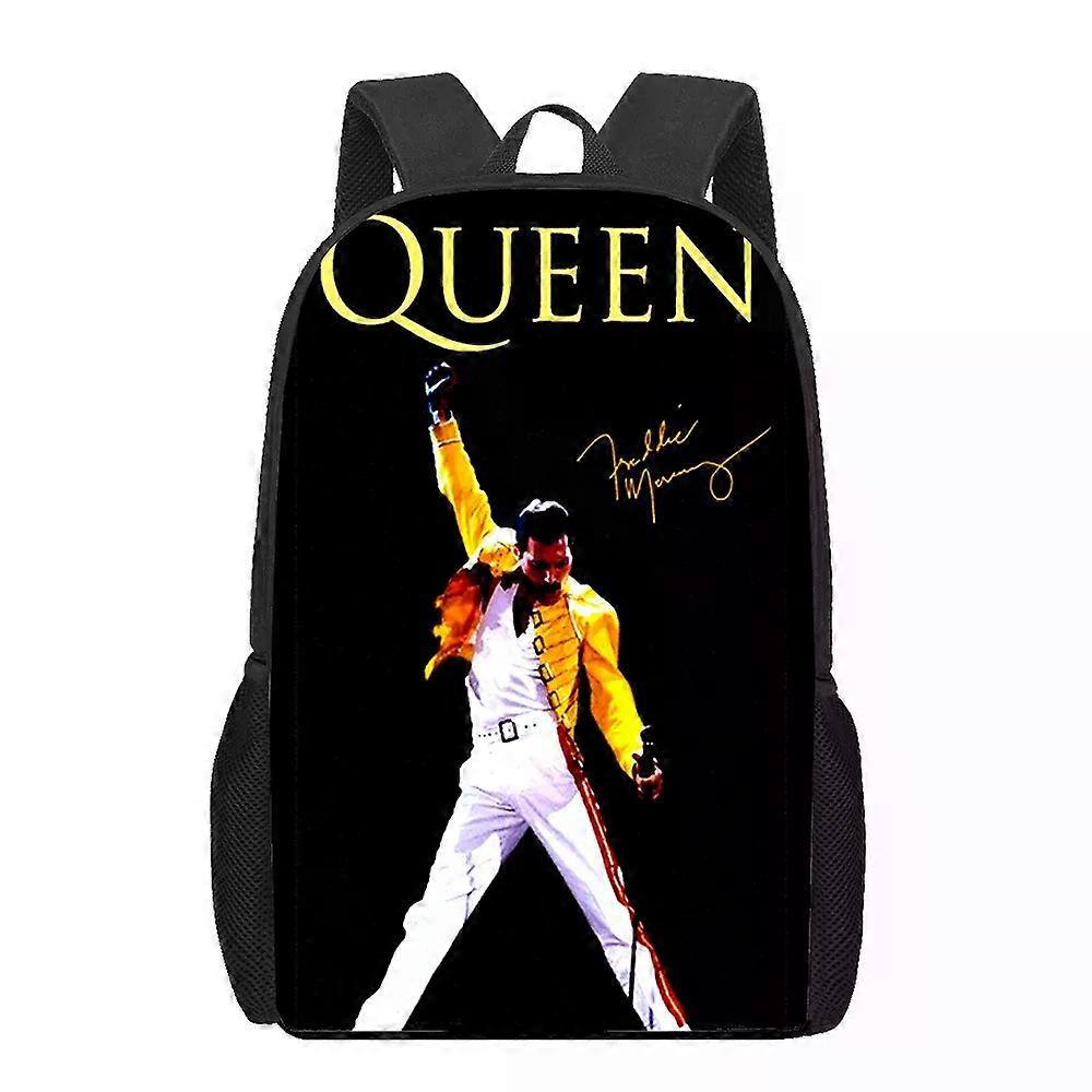 להקת קווין פרדי מרקורי תיקי בית ספר לבנים מתבגרים בנות ילדים ייחודיים תיק ספר תרמיל ילדים תיק ספר תיק ספר לסטודנטים tAq38