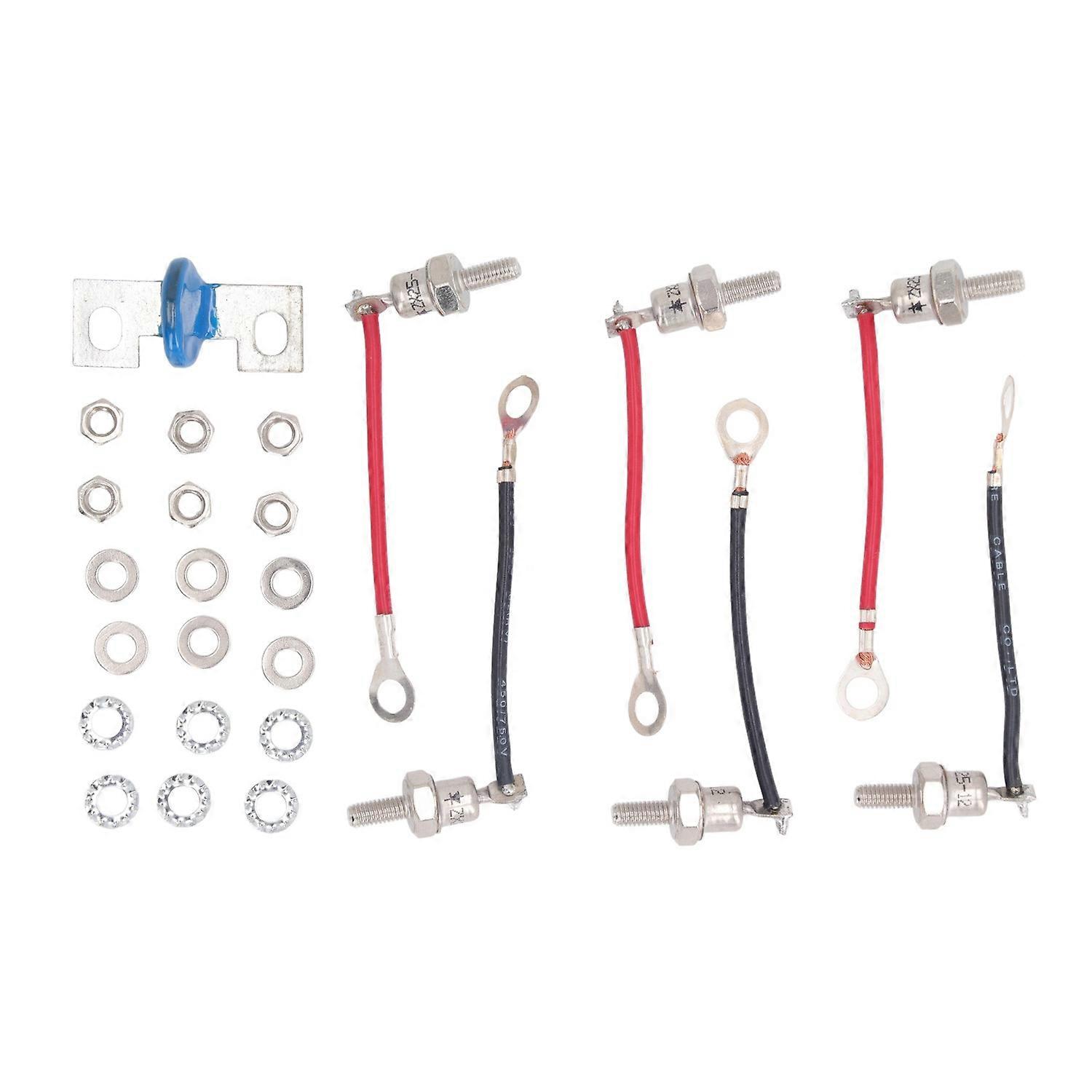 ZX25A Diode Resistor Kit with Washers Nuts Generator Diode Electronic Components for Stamford RSK100