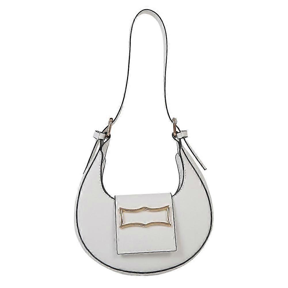 Pu Spring New Crescent Underarm Bag Advanced Texture Niche Luxury Shoulder Slung Small Bag.