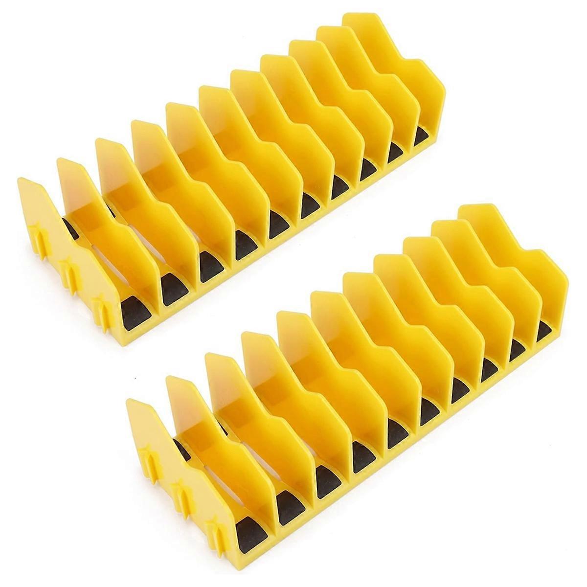 Plier Organizer Rack,10Slot Plier Cutters Organizer Rack with Non-Slip Base,Tool Organizer,Tool Drawer Toolbox Organizer