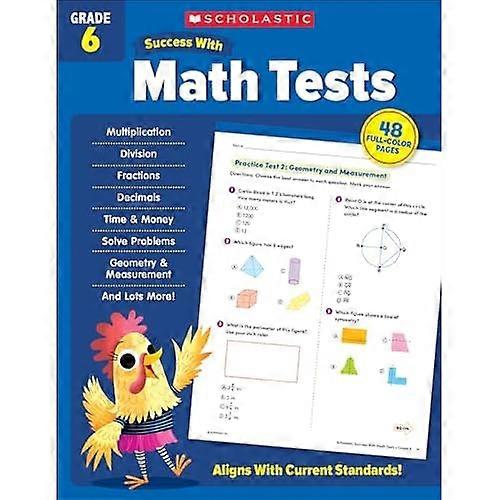 Scholastic Success with Math Tests Grade 6