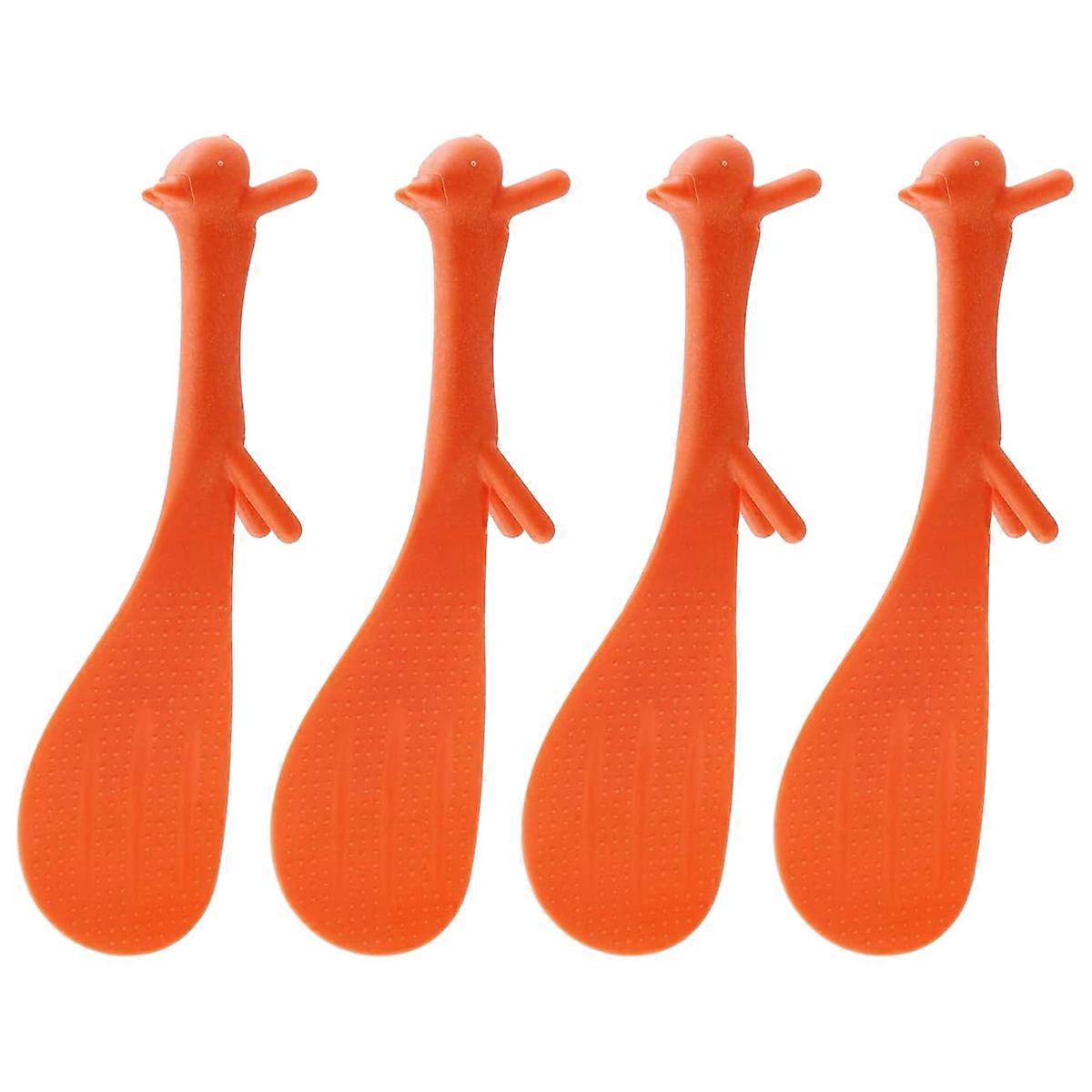 non-stick coated plastic rice spoons (squirrel shape)