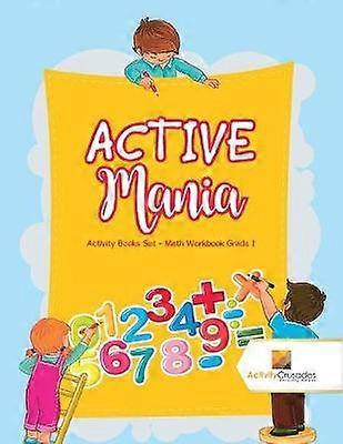 ACTIVE Mania  Activity Books Set  Math Workbook Grade 1