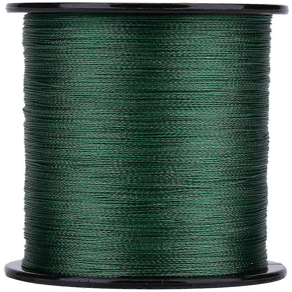 500m PE tressé 4 brins super fort lignes de pêche multi-filaments cordon de poisson cordon vert (1.5)