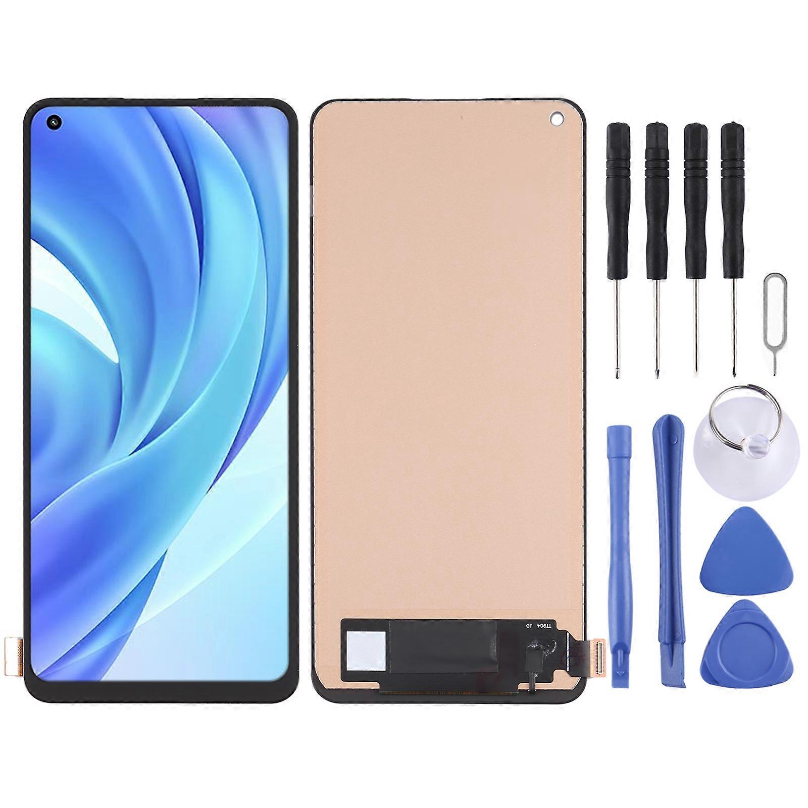 Matériau TFT Écran LCD compatible et numériseur Ensemble complet pour Xiaomi Mi 11 Lite/11 Lite 5G NE