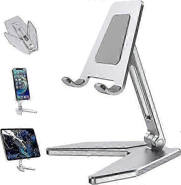 Ajustável de alumínio mesa de telefone celular suporte berço dock