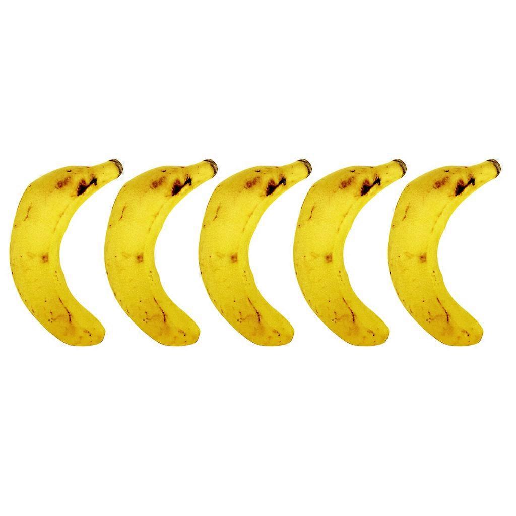 5Pcs Pet for Cat Teeth Grinding Catnip Toys Funny Interactive Kitten Chewing Bite Soft Plush Banana Gifts