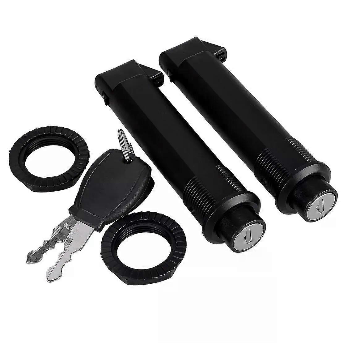 Universal Motorcycle Locks with 2 Keys Set Replacement for Scooter Electromobile Hard Saddlebags