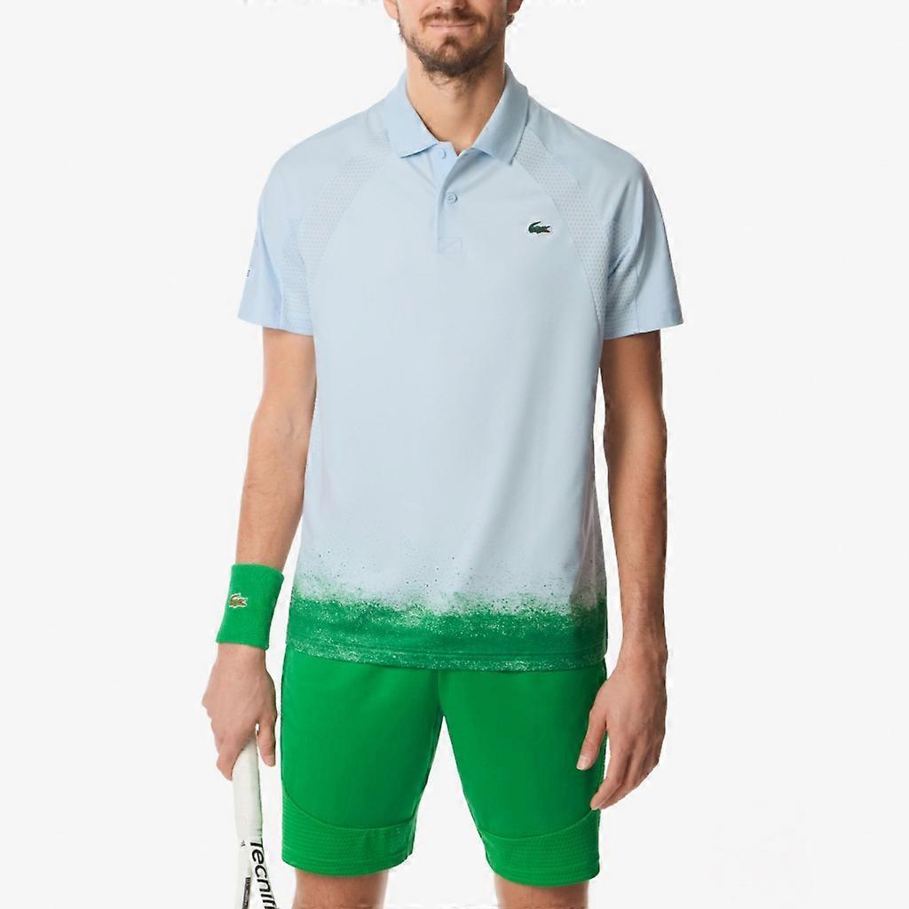 Polos Lacoste à manches courtes col côtelé