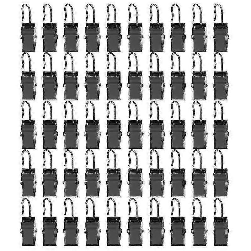 unique 50pcs Storage Hooks, Curtain Clip Fixator