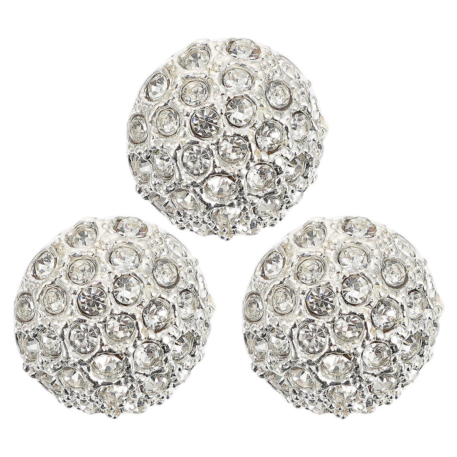 3pcs Coat Sewing Buttons Upholstery Buttons for Crafts Sofa Decorative Buttons