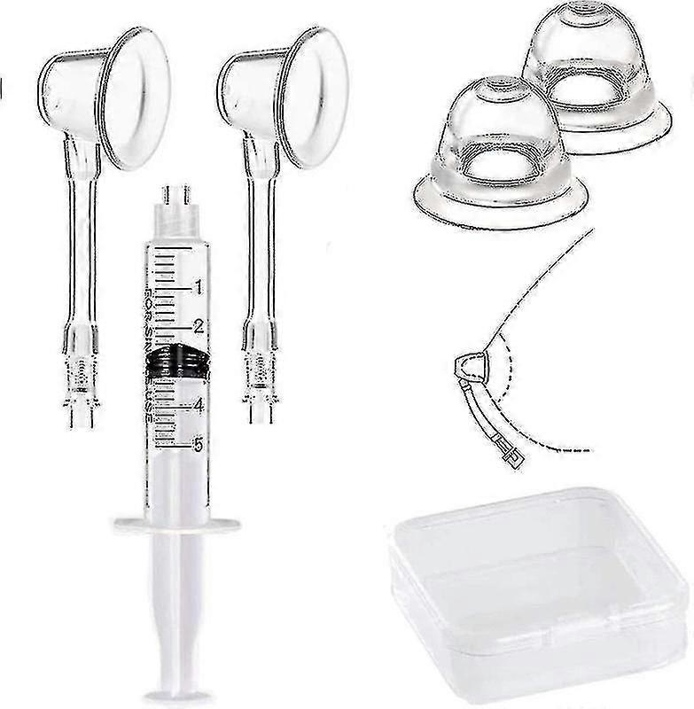 2paires Inversé Nipple Puller Nipple Aspirator Correcteur Femmes Mèches de mamelon A f26