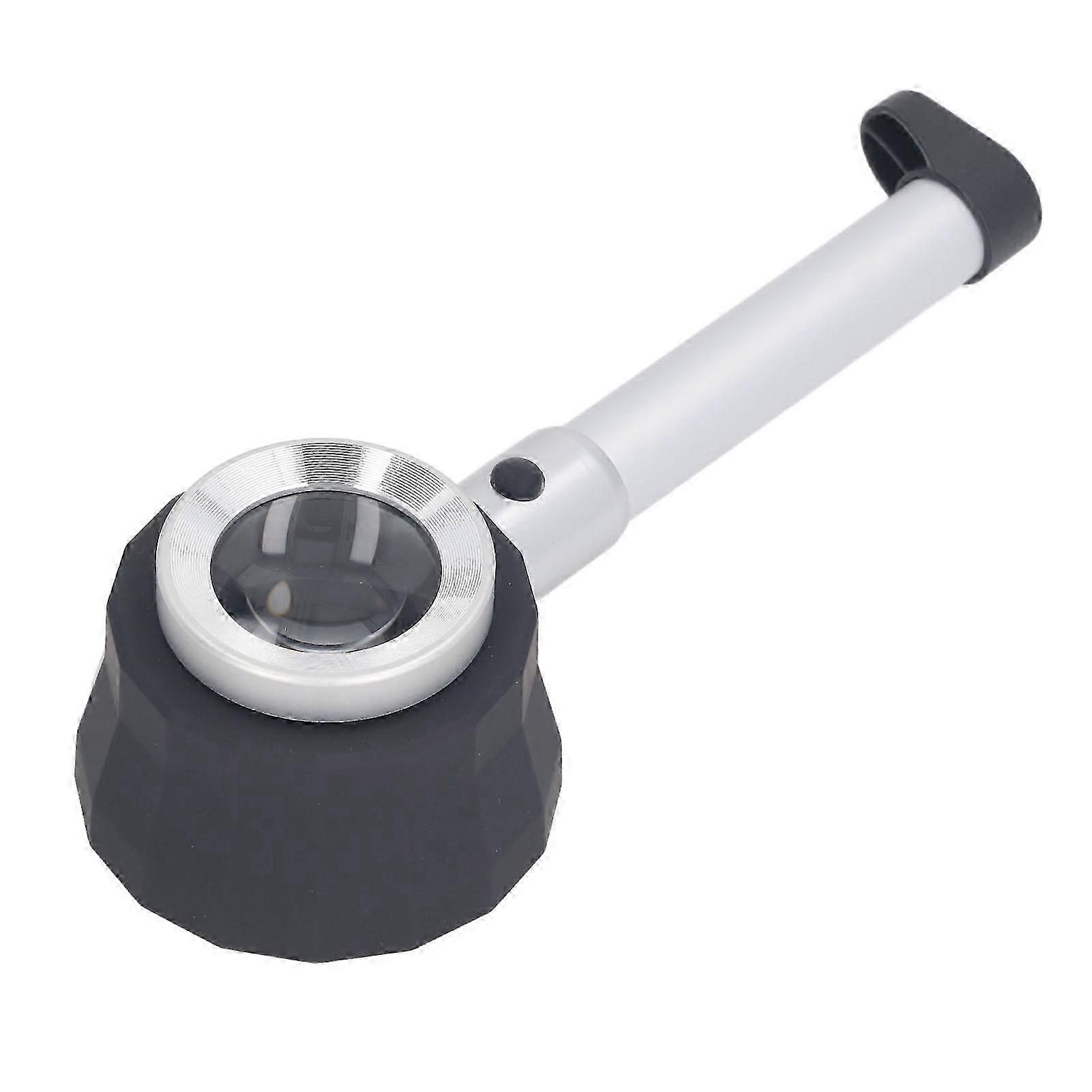 Microscope portable avec échelle de lumière LED 45X électronique numérique portable pour l’appréciation des bijoux Peintures Lecture f74