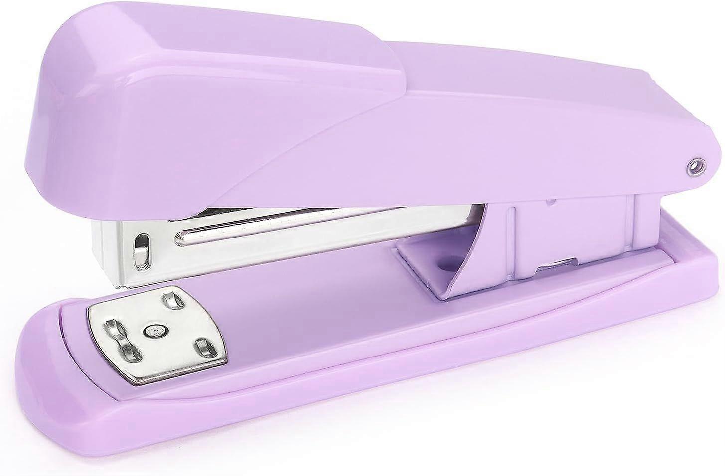 1 pcs Stapler, Office Stapler, Desktop Stapler, Stapler for Desk(Purple)