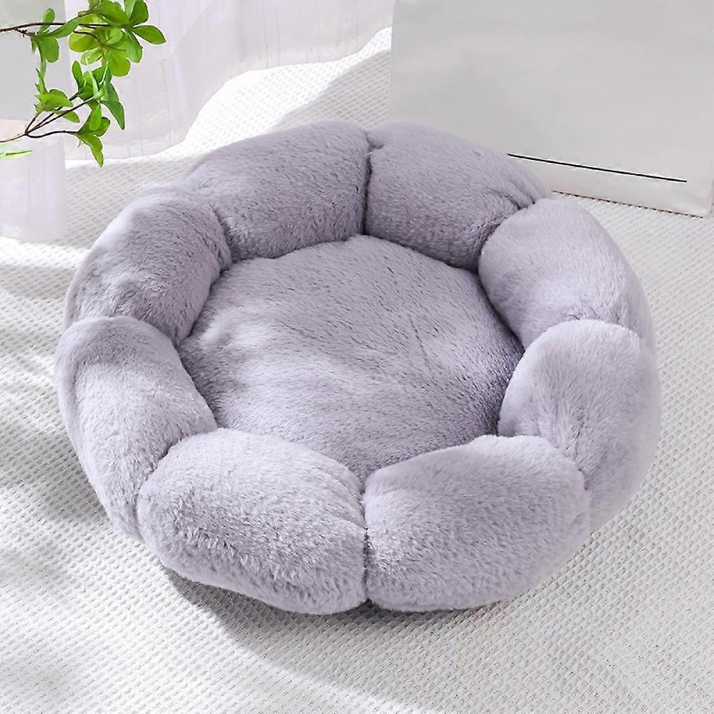 Cozy Retreat, Calming Cat Bed With Orthopedic Support, Non-Skid Base For Stable Rest, Easy Clean Design, Comfortable Large Size, Multiple Color