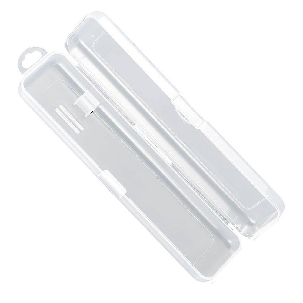 Transparent Toothbrush and Toothpaste Storage Box, 2-Pack