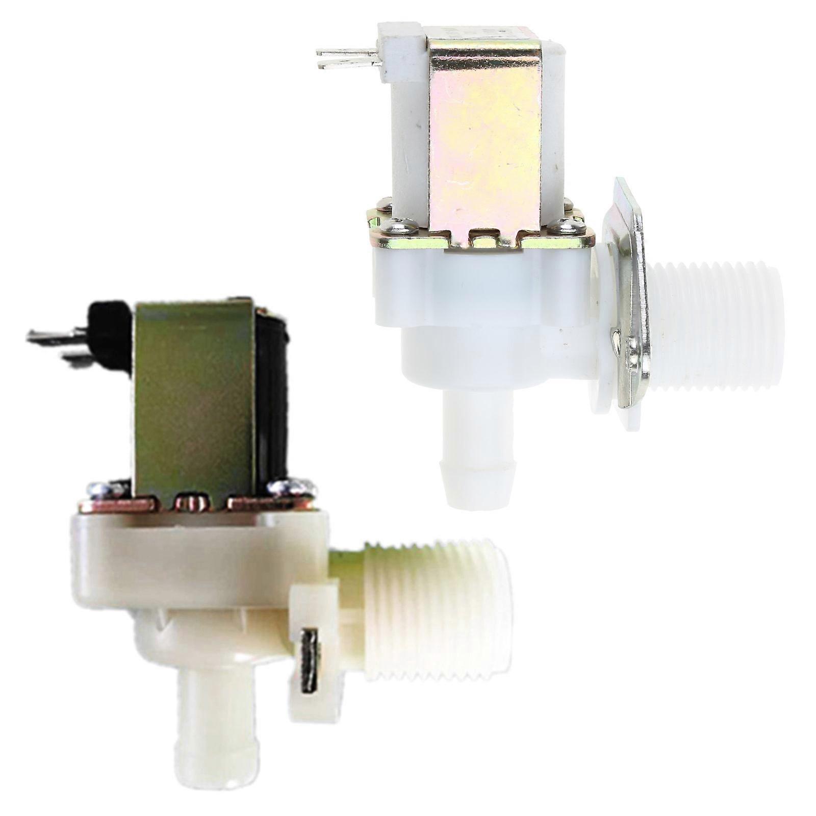 1/2" Inlet Feed Water Solenoid for Valve Quick- Connect Pressure Inlet Water for Valve Suitable for Water Boiler- Tap Du Multicolor