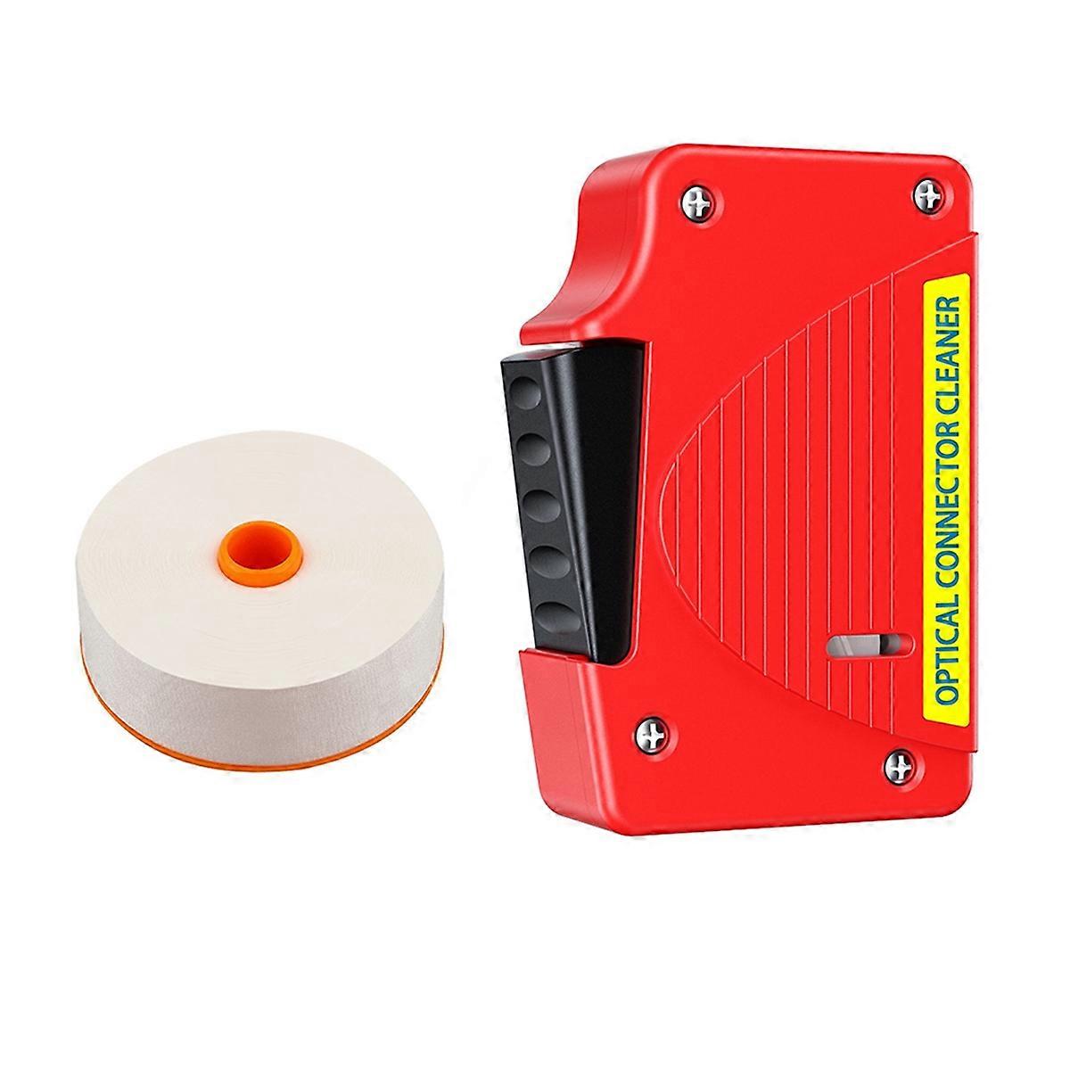 Fiber Optic Cleaner Cassette Fiber EndFace Cleaning Box Pigtail Cleaner+Cleaning Core for FC/SC//LC