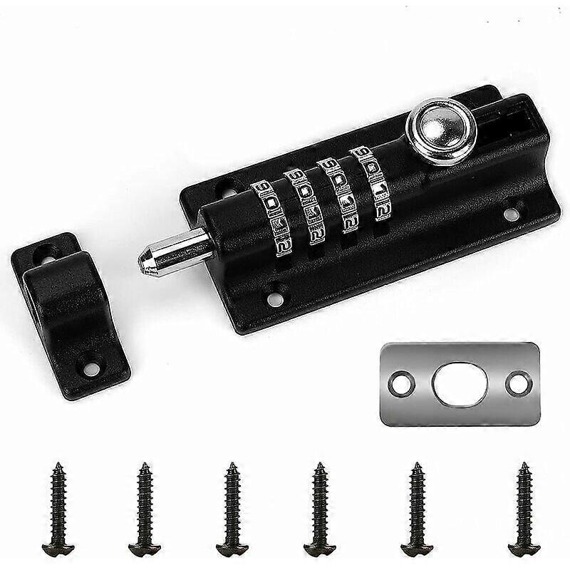 Coded Door Lock, Recodeable, Keyless Combination Lock