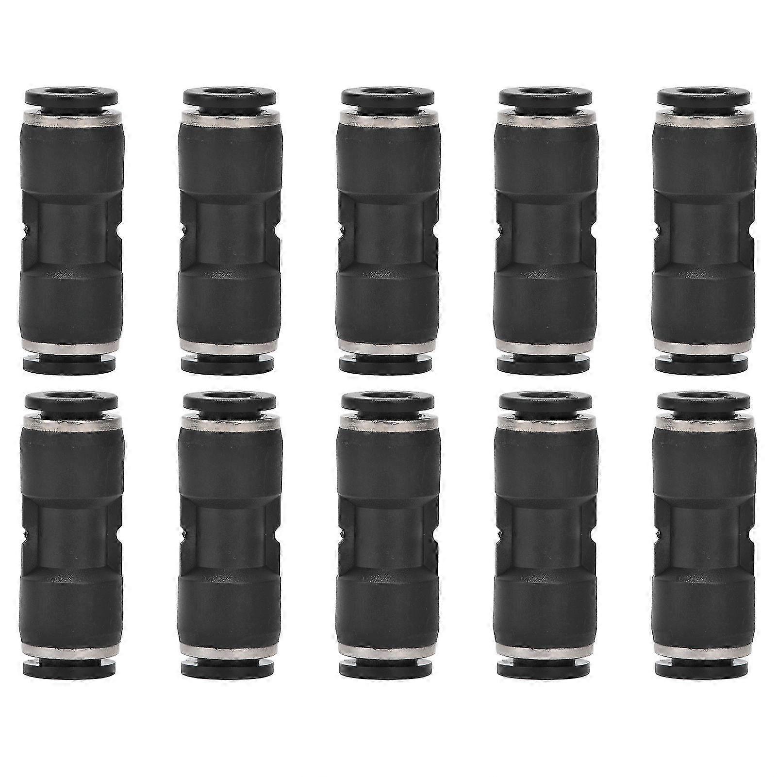 10 قطع موصلات هوائية مستقيمة دفع الأنابيب ملحقات ضاغط الهواء 10 مم