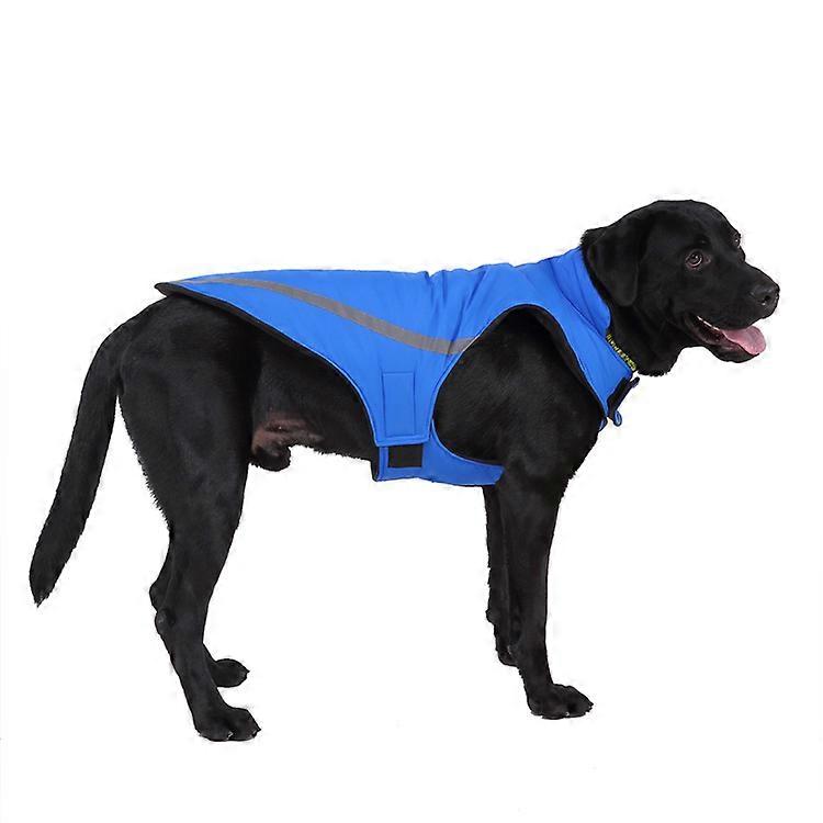 Snowy Days Dog Coat, Waterproof Warm Fleece Jacket with Harness Hole, Adjustable for All Dog Sizes
