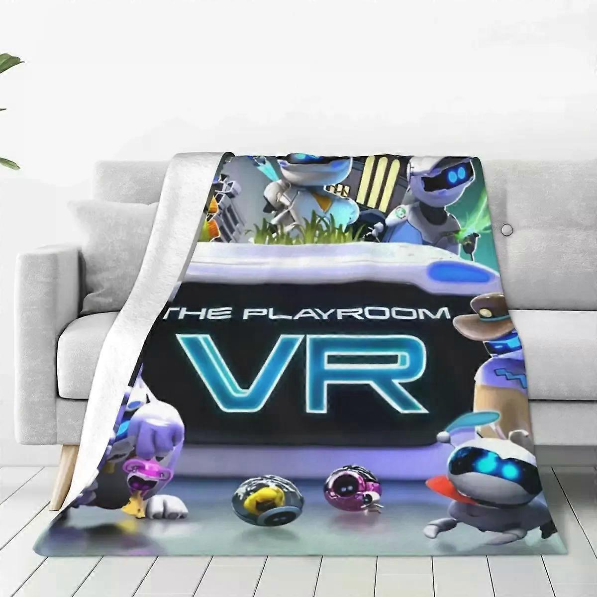 A-ASTRO-BOT-Ps4 Switch Cartoon Flannel Blankets Game Soft Warm