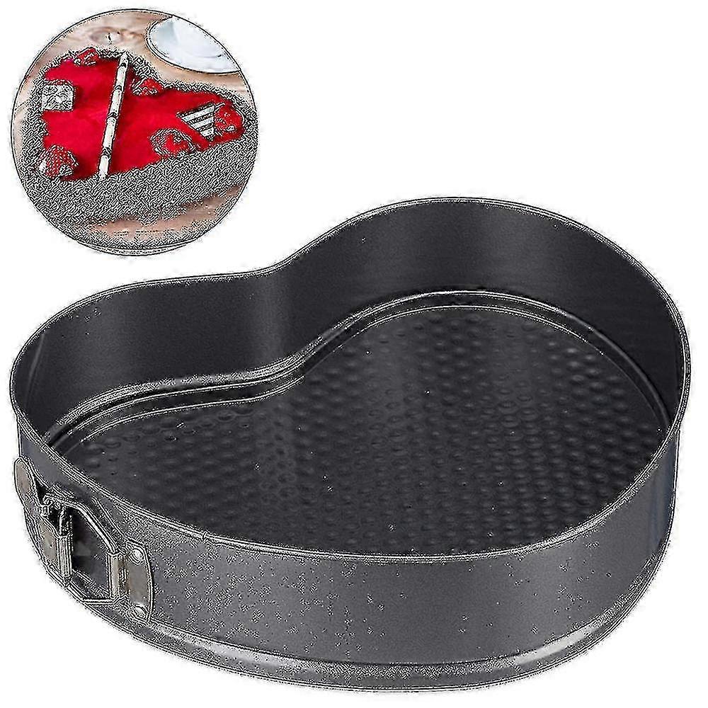Small Non-stick Heart-shaped Springform Baking Pan for European Market