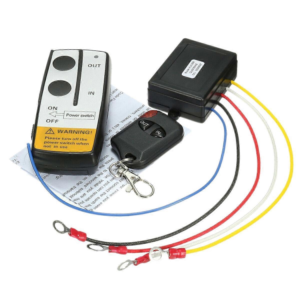 12V 315MHz 50Ft / 15M Wireless Winch Remote Control for ATV US
