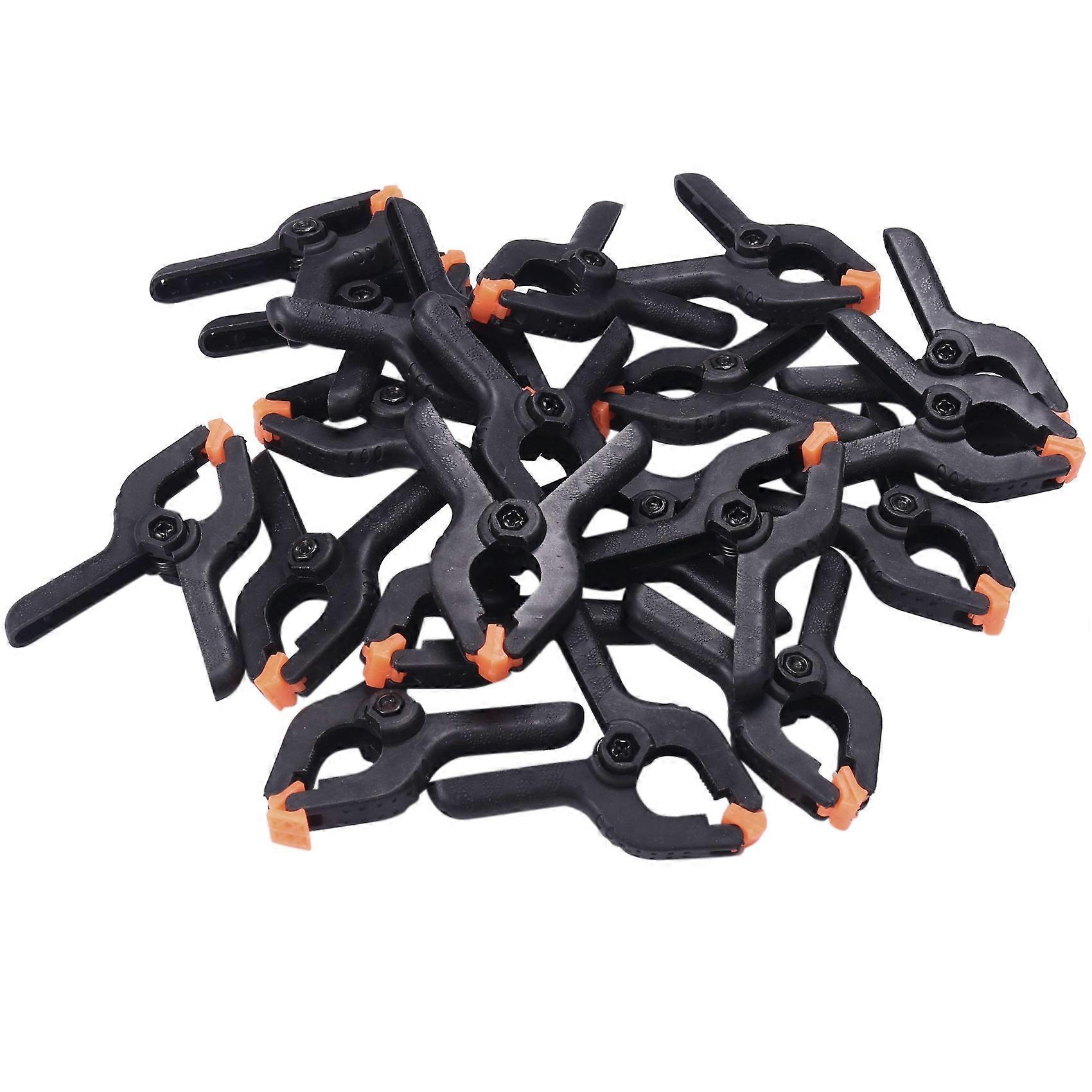 20Pcs Adjustable Nylon Mini Spring Clamps Muslin Clamps (2Inch)
