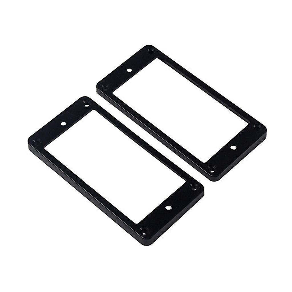 Humbucker Pickup כיסוי טבעת הרכבה מעוקלת מחודדת עבור LP גיטרה חשמלית כלי נגינה שחור