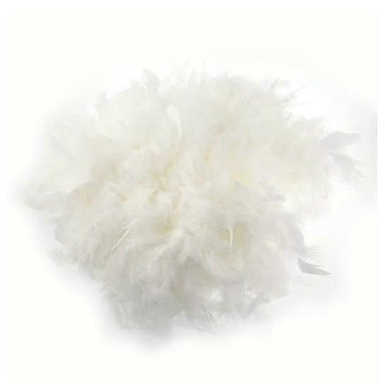 Christmas Tree White Feather Boa Strip Xmas Ribbon Party Garland Decoration 2m