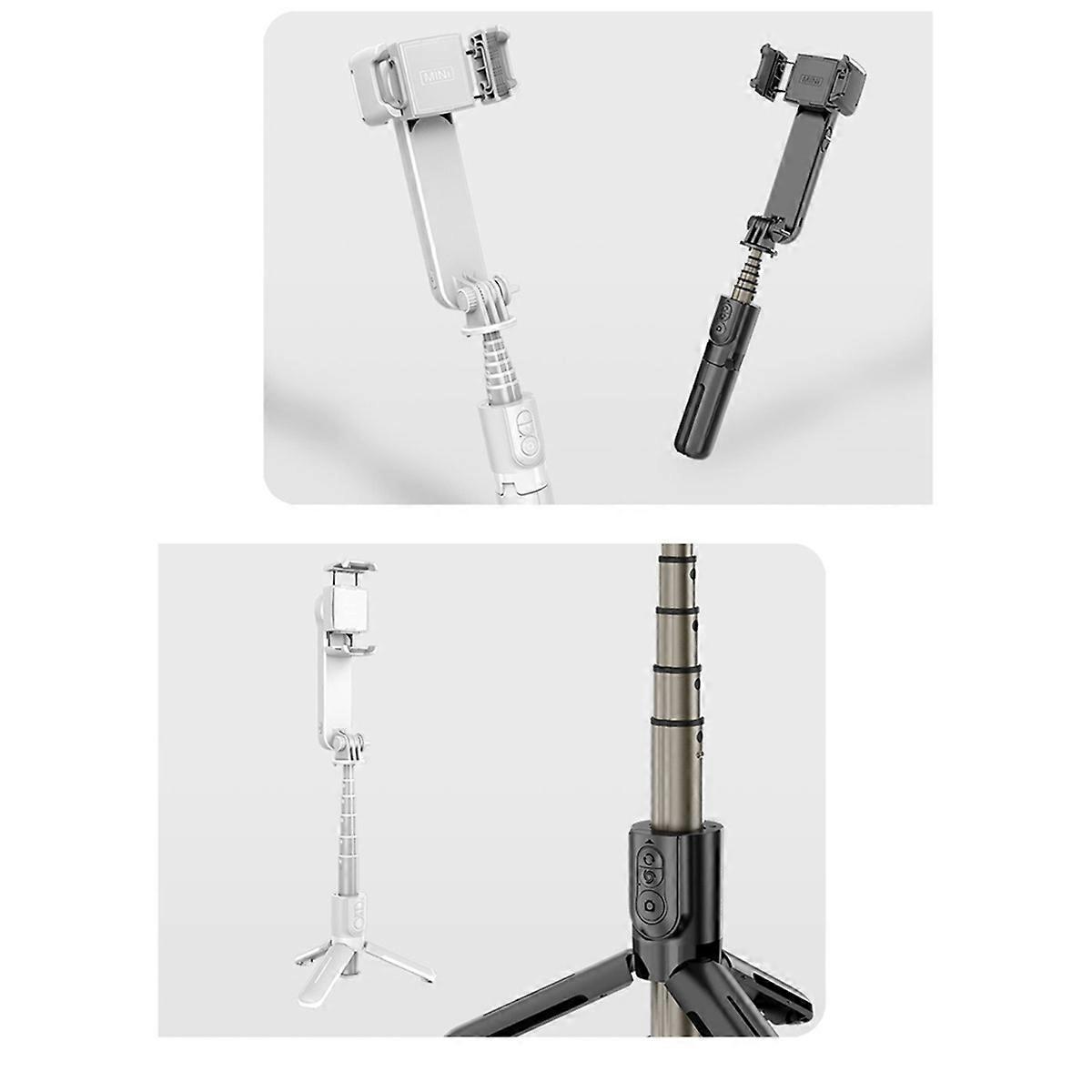 72cm Anti-Shake Phone Gimbal Stabilizer Bluetooth Selfie Stick, Black