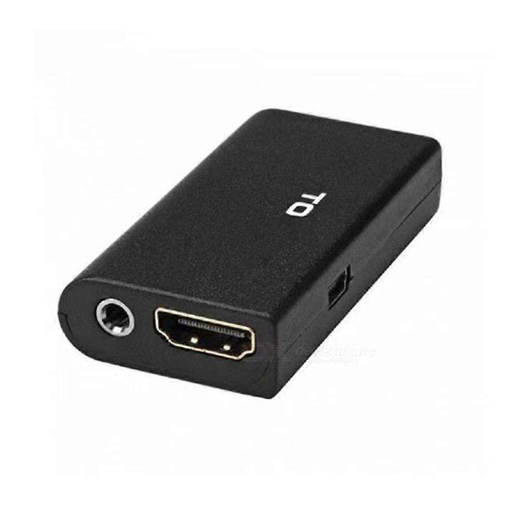 Portable Adapter Metal Shell Converter with 3.5mm Audios Output