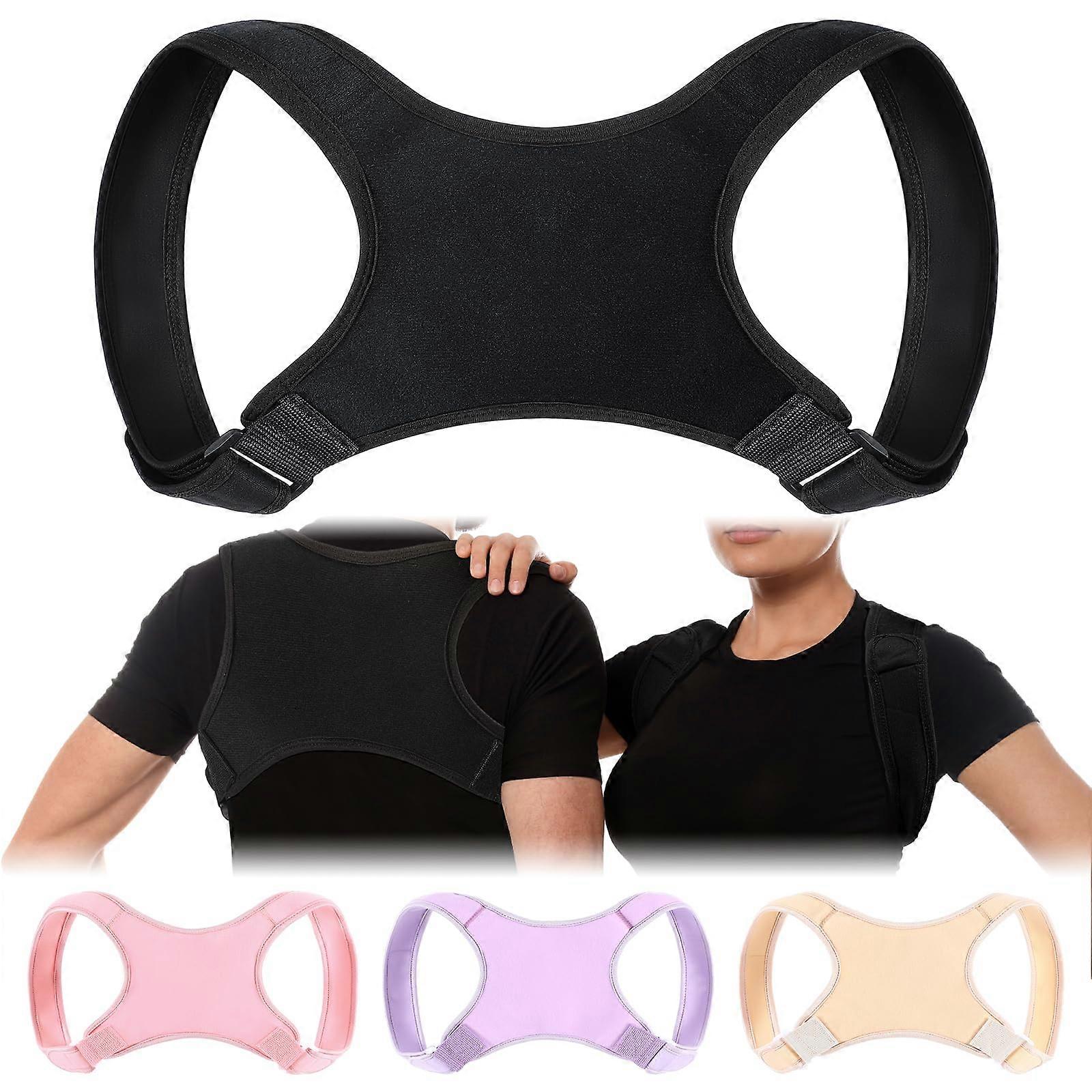 Adjustable Discreet Posture Corrector Size M-L, Back Support, Breathable Nylon, Unisex Fit