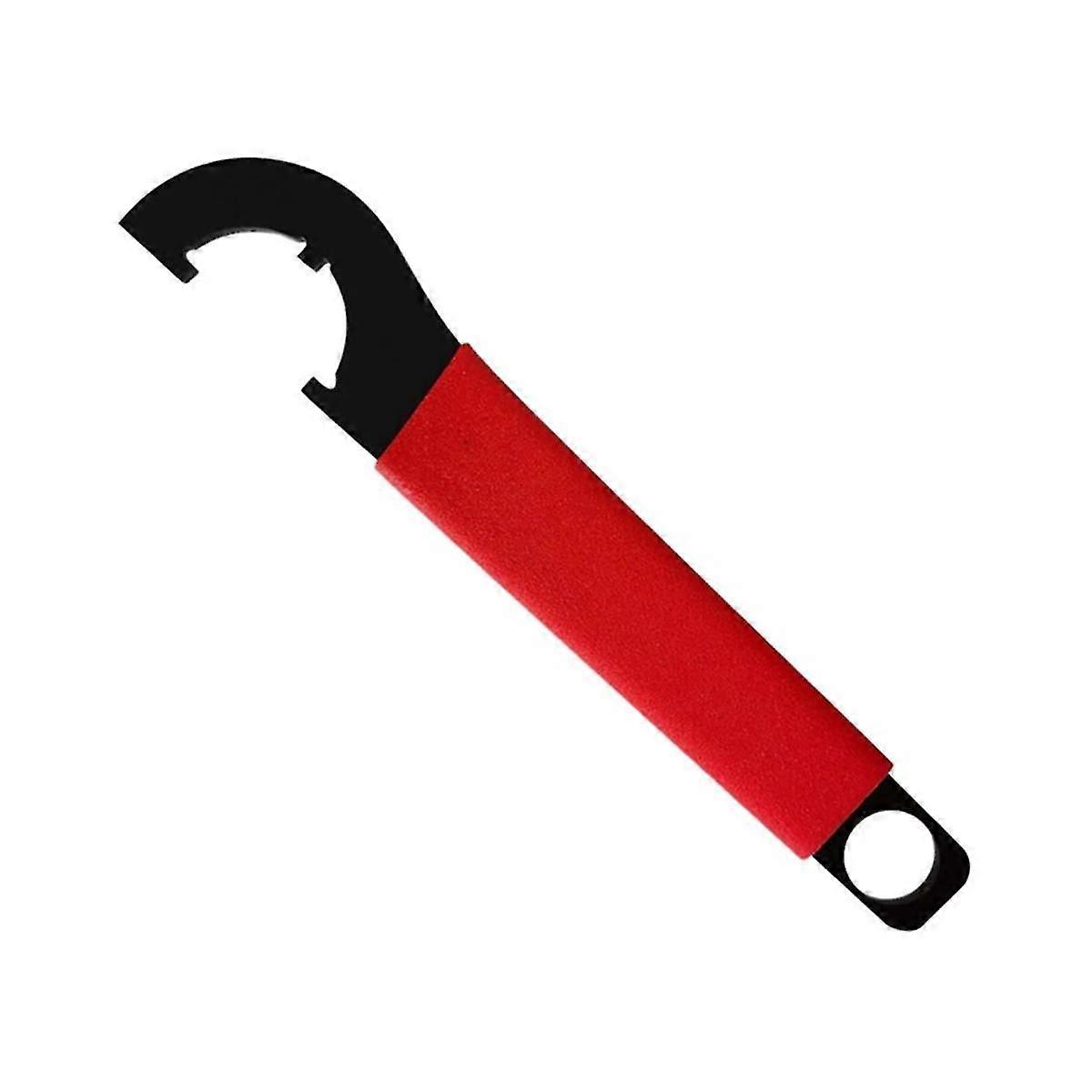 Adjustable Spanner Wrench 1 1/4 - Castle Nut Wrench with Non - Rubber Handle for Buffer Tube Locknut