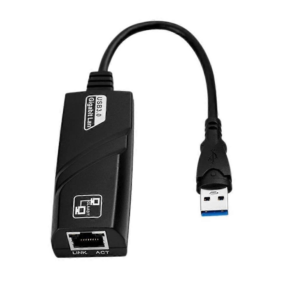 for USB3.0 to Ethernet RJ45 Gigabit LAN 10/100/1000Mbps with Working Light for PC Laptop Windows MAC Linux, 6924023029609