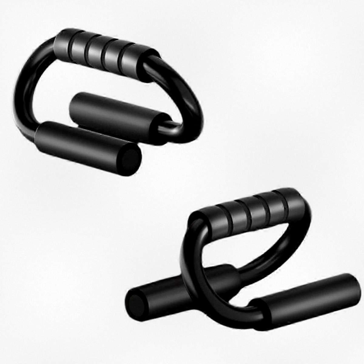 S-Shaped Floor Exercise Equipment for Home Chest Workout, Non-Slip Push-Up Support Bars