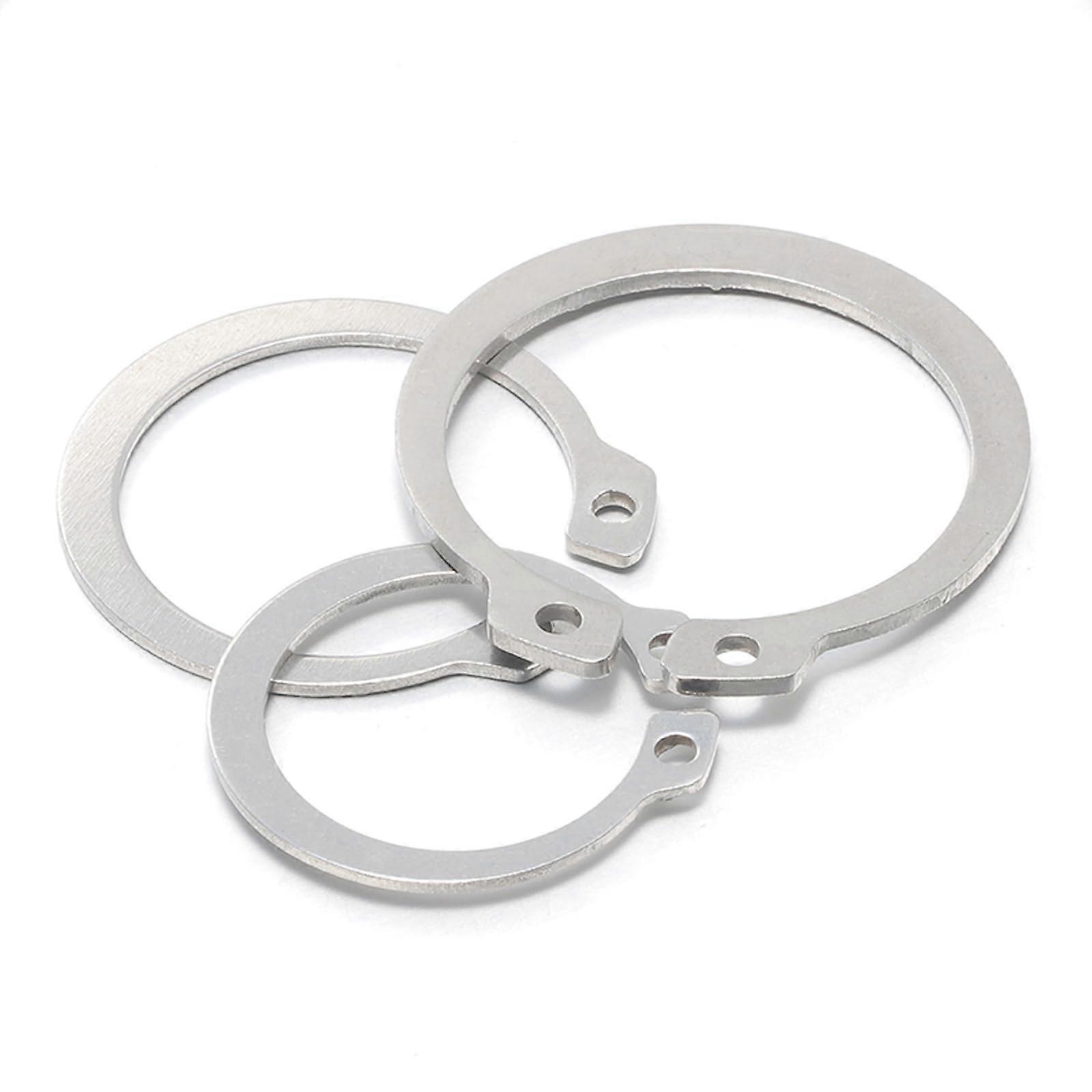 circlip Pliers,retaining Rings, 3 Pcs 304 Stainless Steel Retaining Shaft Snap Clip, External Circlips 90-115Mm for Machinery Bearings Gears Fixture