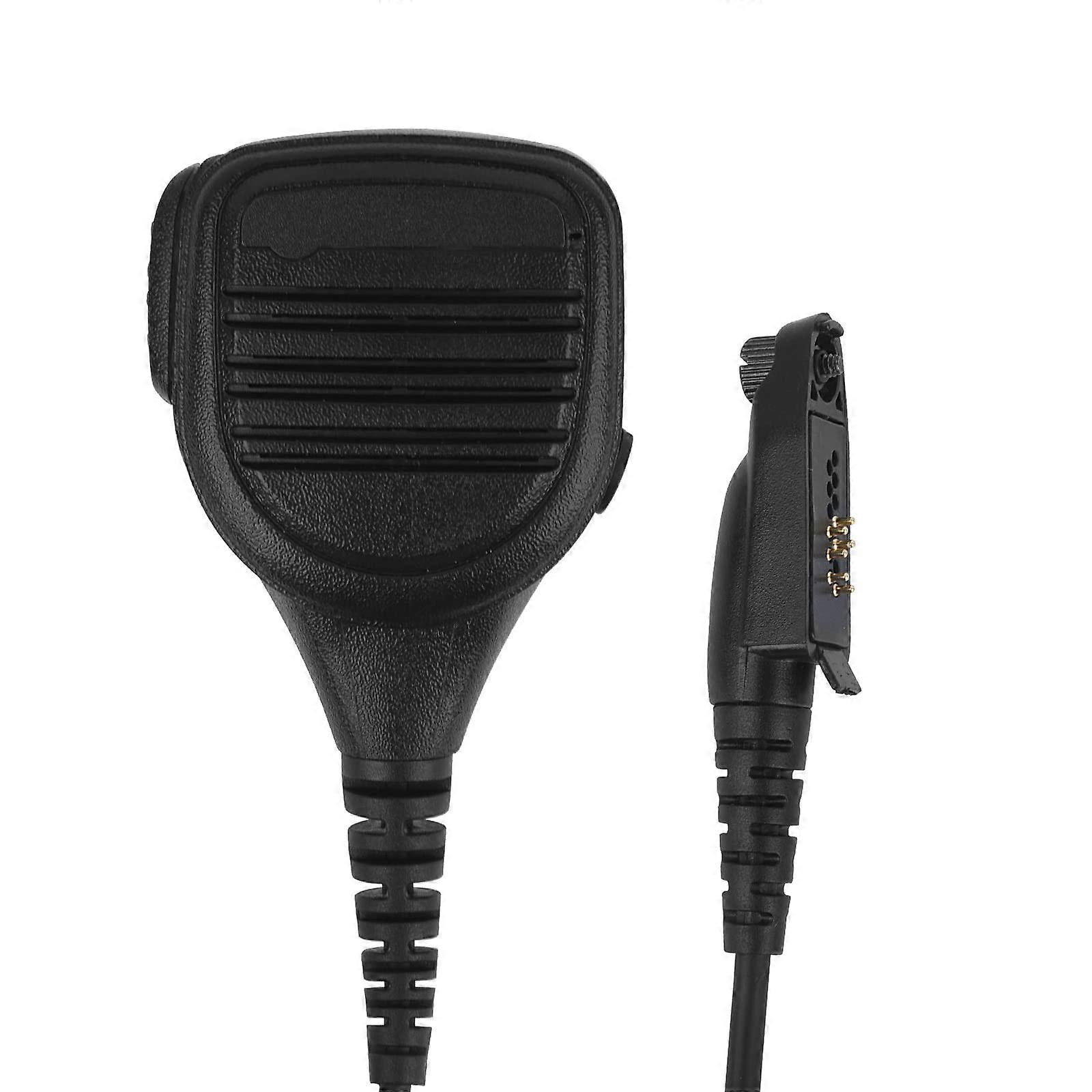 Pdflie Radio Speaker Mic Shoulder Microphone 3.5mm with Audio Jack for Motorola