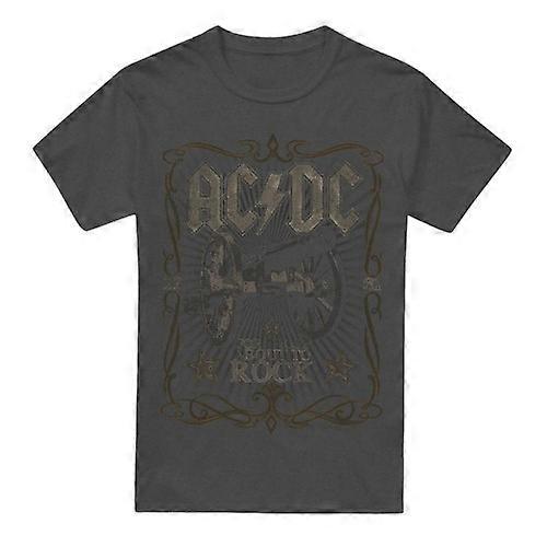 AC/DC ユニセックス アダルト ロック レーベル Tシャツ