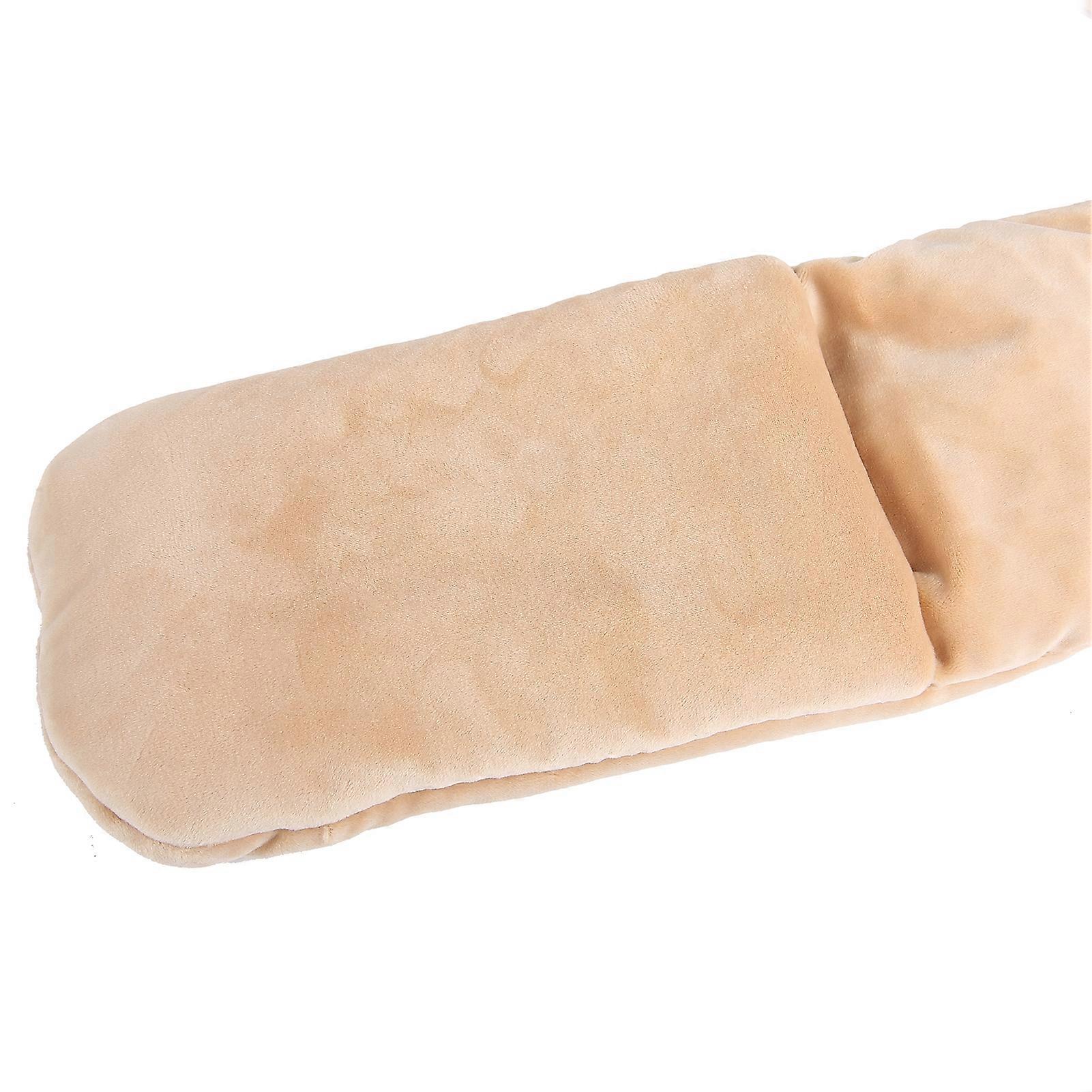 Winter USB Electric Heating Scarf 3 Temp Control 2.4m Light Tan